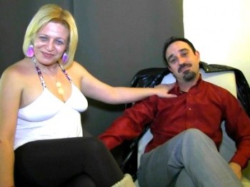 MILF broad and her husband make their porn debut with us. 41 and 35 years old, Cristina and Juan